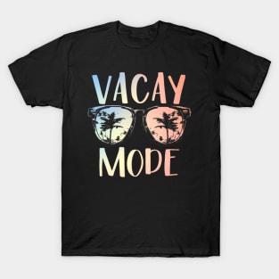 Vacay Mode Retro Vacation Summer Cruise Holiday Vacation T-Shirt